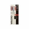 A box of VELCRO® Brand Industrial Strength Extreme Hook and Loop Strips (10 Pack), each strip holds up to 15 lbs, designed for all-weather use on rough surfaces. Packaging shows the product in use on a brick wall.
